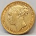 AUSTRALIA 1874 . ONE 1 SOVEREIGN . SYDNEY . GOLD
